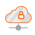 Private cloud icon