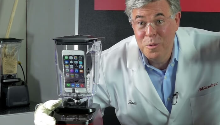 Mobile device management solution - a scene from a Blendtec movie