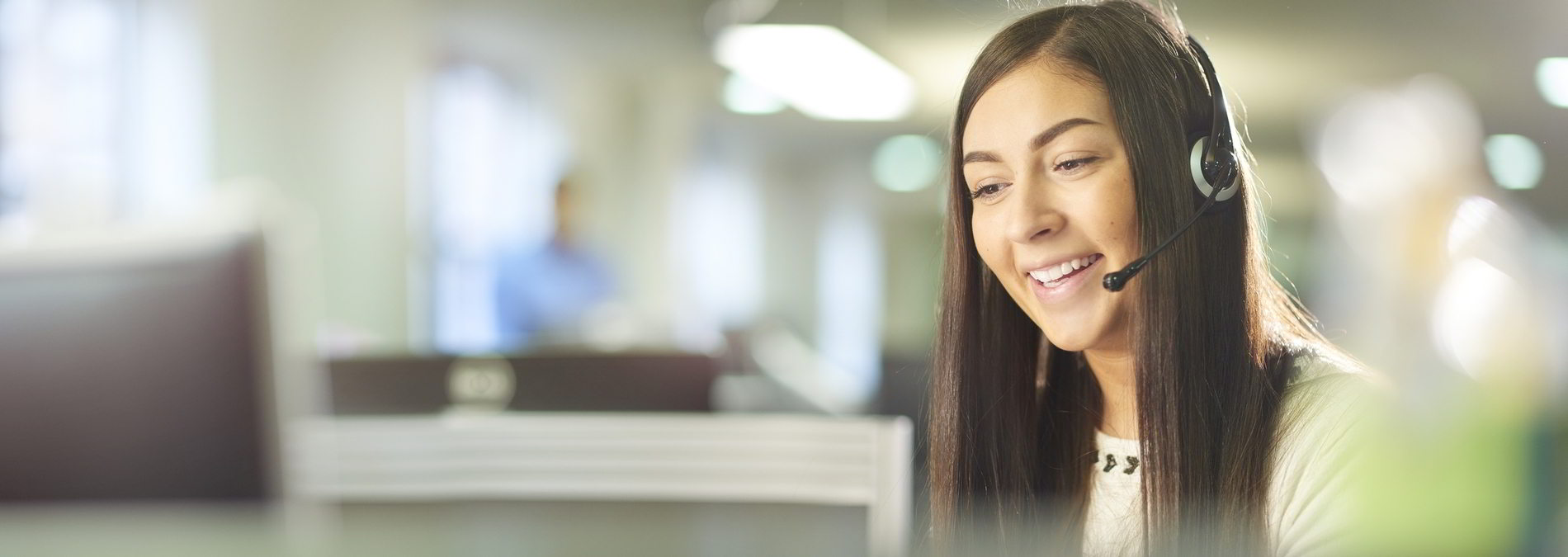 Managed IT Services. A Computer One Service Desk technician takes a phone call
