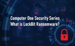 What is Lockbit ransomware? The image is an abstract security-related image